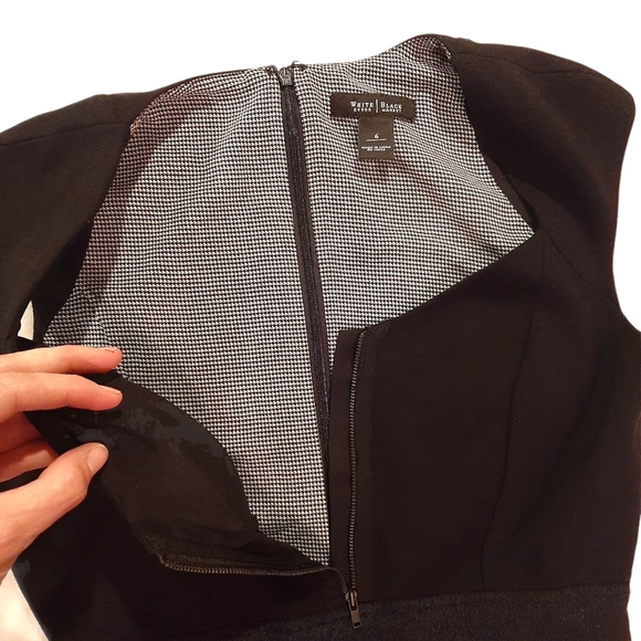 *SOLD* White House Black Market 2 Zippers Dress- SZ 6 - Picture 13 of 16